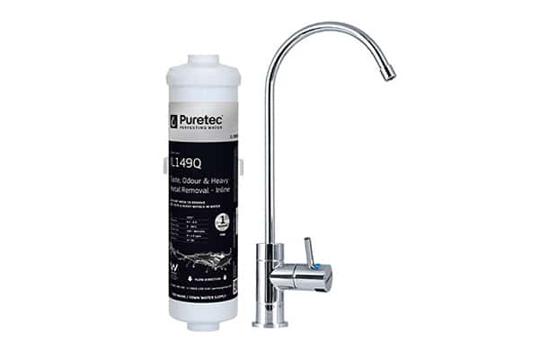 under sink water filter with faucet